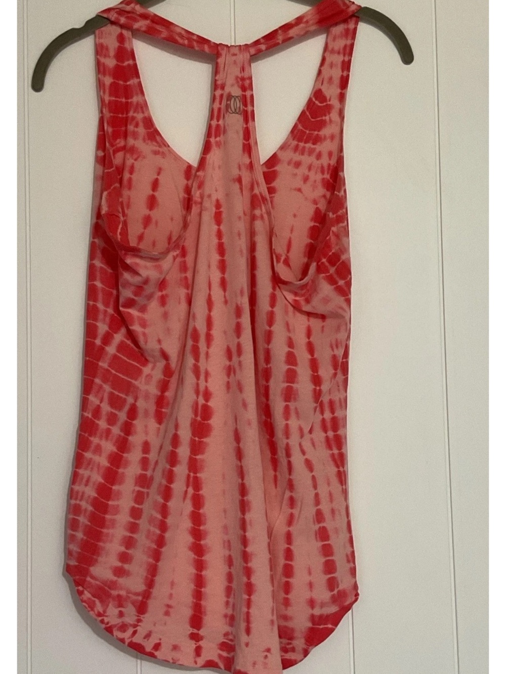 Balance Collection Red Tie-Dye Racerback Tank Top - Picture 2 of 6